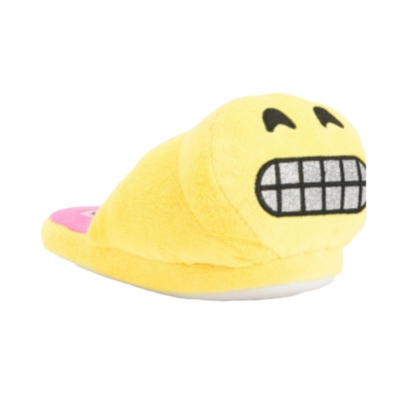 Kids emoji Olivia Miller cartoon slippers size large nwt - Picture 5 of 7